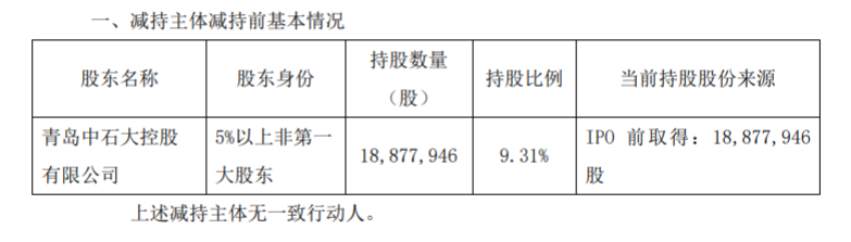 石大胜华股东大宗交易减持股份计划的结果 公司风险 第2张